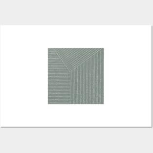 Lines (Pastel Green) Posters and Art